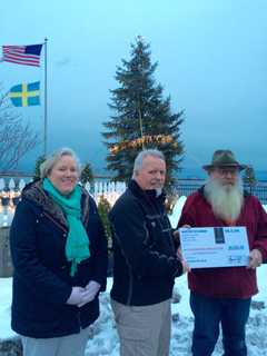 Bridgeport's Norden Club Donates $8,000 to Black Rock Food Pantry