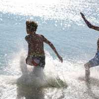 <p>Participants hit Long Island Sound for the 10th annual Polar Plunge at Westport&#x27;s Compo Beach.</p>