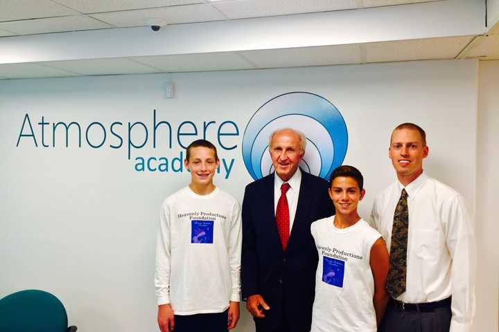 Armonk's Heavenly Productions Brings School Supplies To Atmosphere Academy