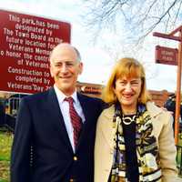 <p>Greenburgh Supervisor Paul Feiner. left, during a Veterans Day ceremony in Hartsdale. He called for a review of all bridge construction projects after Tuesday&#x27;s crane collapse on the Tappan Zee Bridge.</p>