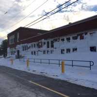 <p>Murray Avenue in Larchmont following the snowstorm.</p>