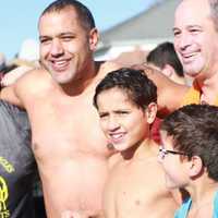 <p>Participants get ready for the 10th annual Polar Plunge at Westport&#x27;s Compo Beach.</p>