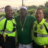 Tracy Morgan Boosts Law Enforcement At Leonia Carnival