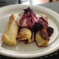 <p>Blintzes from Blue Cafe in Basking Ridge.</p>