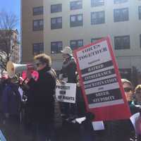 <p>&quot;Justice Monday&quot; rally in White Plains.</p>