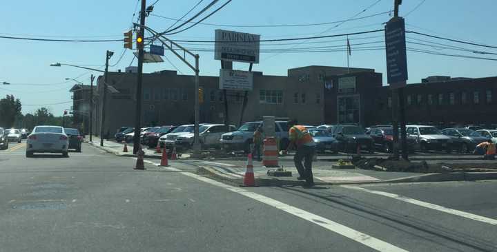 Work has begun on State Street in Hackensack.