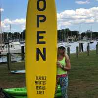 Stand Up Paddleboarding Catches Waves In Mamaroneck