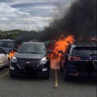 Hot Coals Caused Fire That Scorched 7 Cars During NY Jets Game
