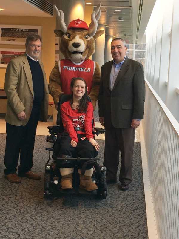 Fairfield U. Community Rallies To Buy Sophomore New Wheelchair