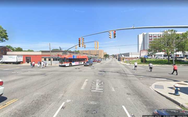 Fulton Avenue and Clinton Street in Hempstead