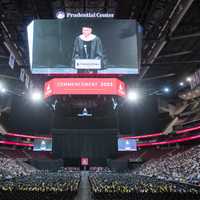 <p>Governor Phil Murphy speaks at Stevens Institute of Technology&#x27;s 2023 commencement ceremony.</p>