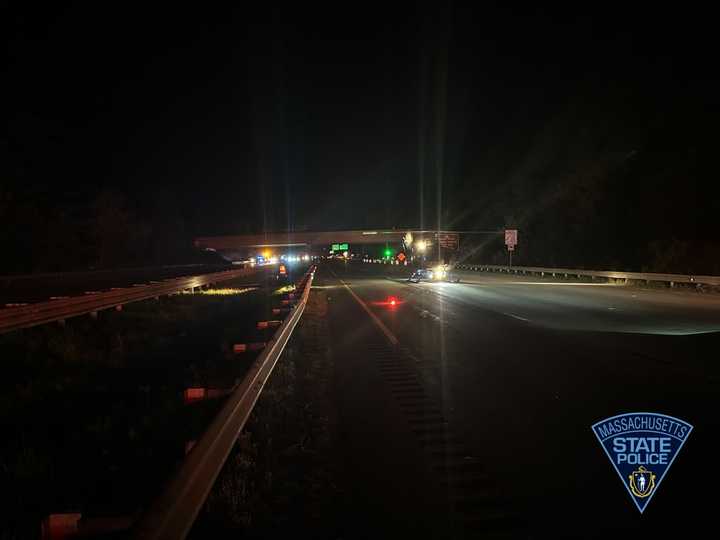 A serious car crash was reported on I-93 North in Andover on Sunday night, May 14