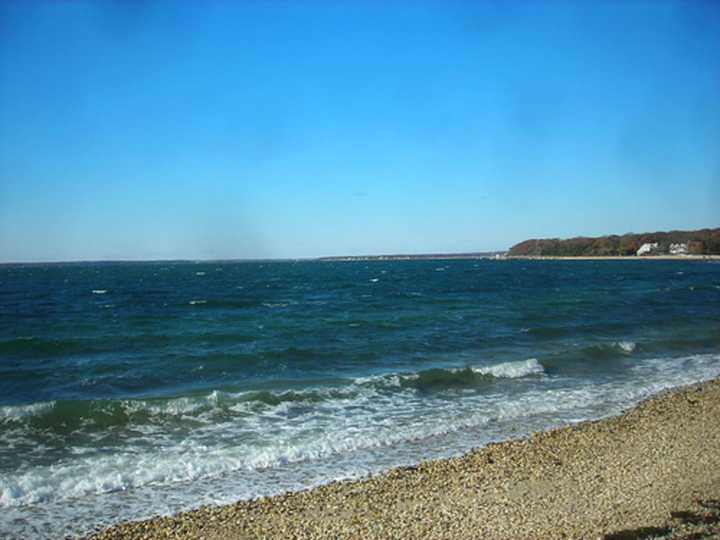 Great Peconic Bay in Suffolk where the man was injured.