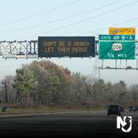 <p>The New Jersey DOT had some fun with its holiday warnings.
  
</p>