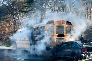 Students Safe After School Bus Involved In Fiery Maryland Crash