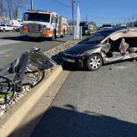 <p>The aftermath of the crash in Harford County.
  
</p>