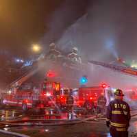 <p>Crews worked through the night to knock down the flames in DC.</p>