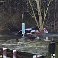 <p>Flood waters in Montgomery County.</p>