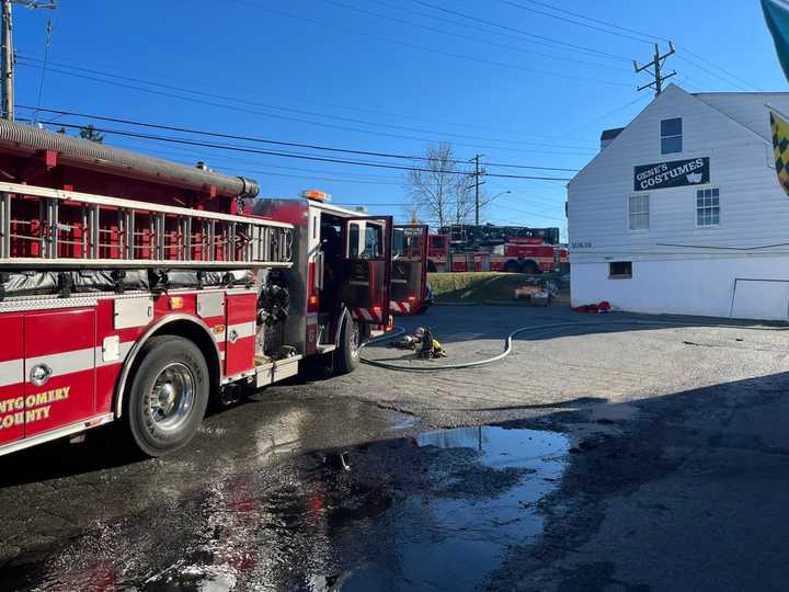 The fire broke out in the basement of the costume shop