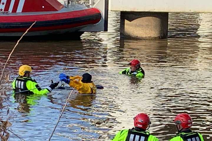 Man Rescued After Car Plunges Into Anacostia River On Christmas