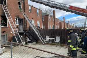 Four Displaced By Northeast DC House Fire (PHOTOS)