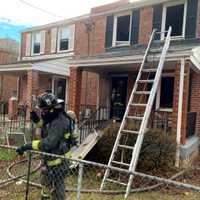 <p>The fire was reported in Northeast DC on Wednesday.
  
</p>