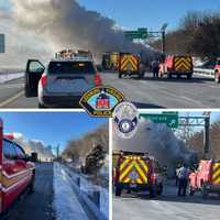 <p>Lanes were shut down on the Leesburg roadway on Wednesday.</p>