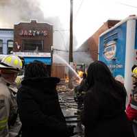 <p>First responders trying to limit the damage in DC.</p>