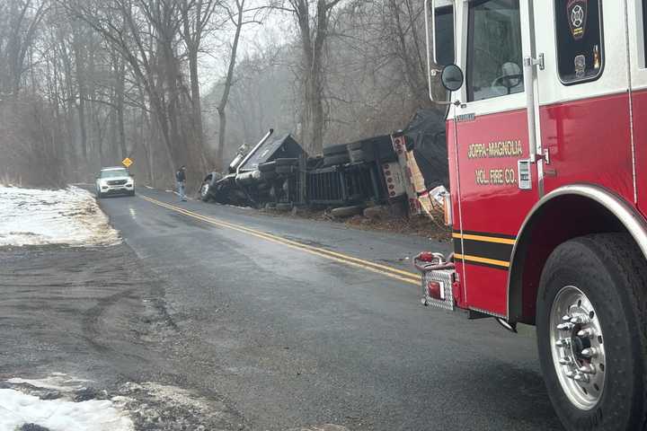 HAZMAT: Truck Crash Shuts Harford County Roadway