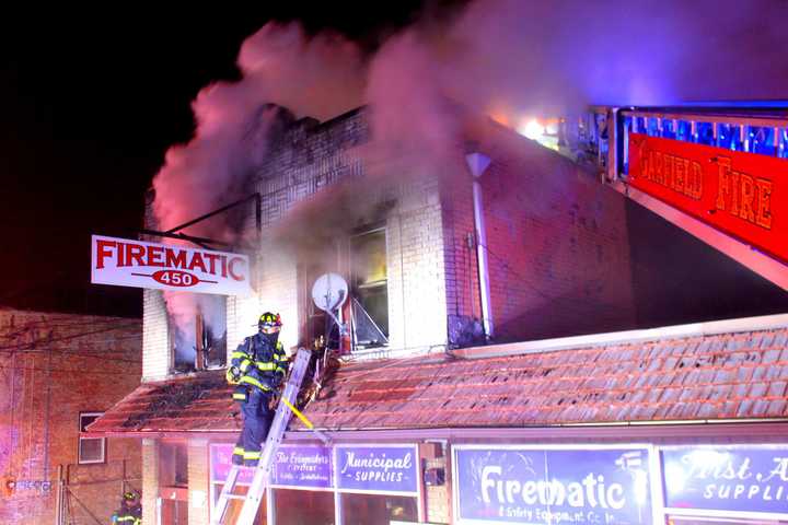 Pre-Dawn Blaze Destroys Fire Safety Business, Apartments In Garfield