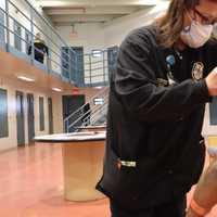 <p>Bergen County Jail medical staff administered the doses.</p>