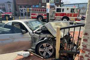 Multi-Vehicle Crash Sends One Car Into Southeast DC Building