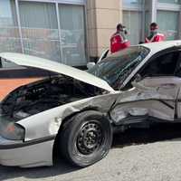 <p>The aftermath of the multi-vehicle crash in Southeast DC.</p>