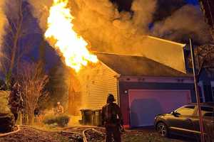 Fire Rips Through Fairfax County Home