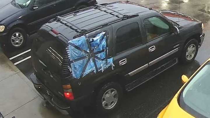 The suspect&#x27;s vehicle.