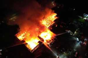 ARSON: 6 Alarm Fire Hollows Out Warehouse In York County: Police (PHOTOS)