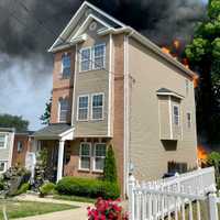 <p>The fire in the 4500 block of Edson Place NE.</p>