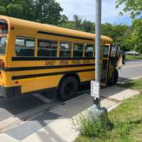 <p>The scene of the school bus crash in Prince George's County.</p>