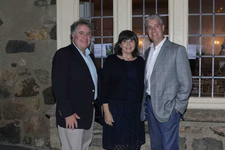 Dr. Kenneth Austin, Chief of Orthopedic Surgery at Good Samaritan Hospital; Dr. Mary P. Leahy, CEO of Bon Secours Charity Health System; and Dr. Scott Luchs, Director of Radiology and Director of Interventional Radiology at Good Samaritan Hospital.