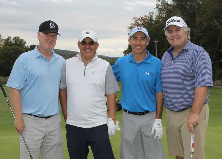 L-R: Adam Wachtel; Gerald Tobias; David Ober, MD; Kenneth Austin, MD.