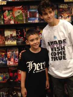 Wish Granted: Young Garfield Boy Meets Young Bruce Wayne