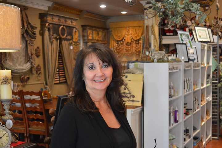 Gina Avino, of Mahwah, owns Gina Avino Artistic Design, in downtown Ramsey.