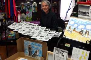Pet Portraits A Specialty For Wayne Woman