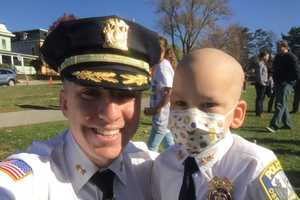 4-Year-Old Battling Cancer Is Ossining Police Chief For A Day