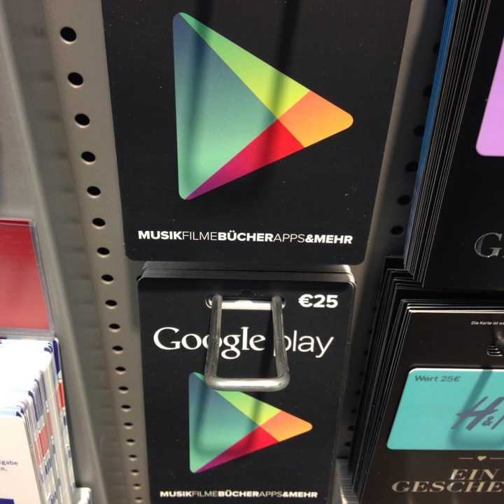 Google play gift card