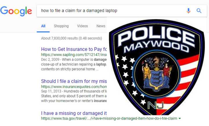 A Google search told him the best way to file a claim for his damaged laptop was to report it stolen, Miah reportedly told police.