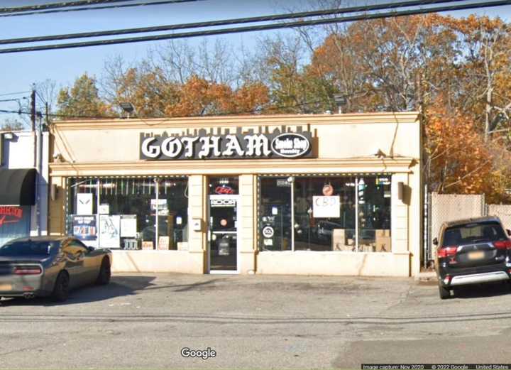 Gotham Smoke Shop, located at 681 East Jericho Turnpike in Huntington Station