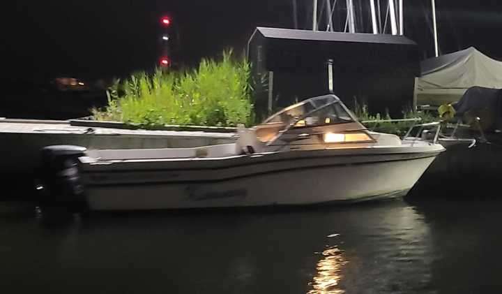 Suffolk County Police reported that a 25-year-old Patchogue woman called 911 at about 2 a.m. to report that three passengers of the 22-foot Grady White boat she was on were missing.