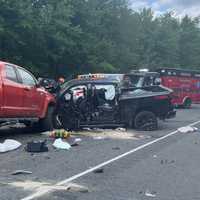 Western Mass Road Closed After Head-On Collision; 1 Person Seriously Injured