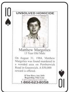 Unsolved Greenwich Murder Featured On New Cold Case Playing Cards
